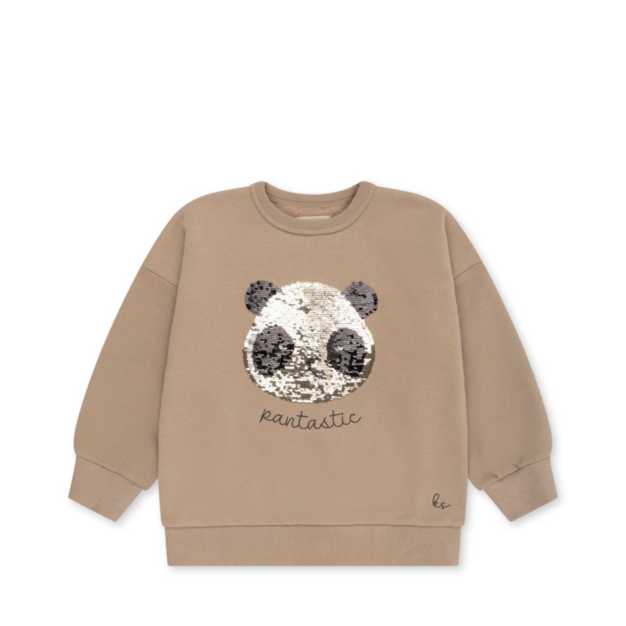 New Konges Slojd Lou Sweatshirt - Oxford Tan