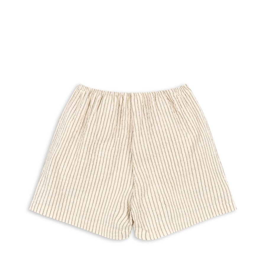 Best Konges Slojd Ellie Shorts Med Flaeser - Tea Stripe