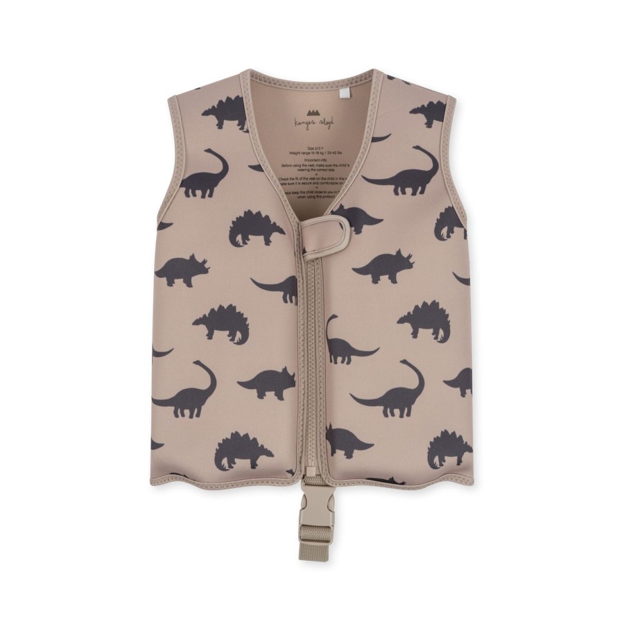 New Konges Slojd Flydevest I Neopren - Dino Silhouette