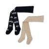 New Konges Slojd 2-Pak Svane Strompebukser Med Jacquardmonster - Navy/Off White