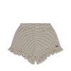 New Konges Slojd Itty Shorts Med Flaeser - Stripe Bluie