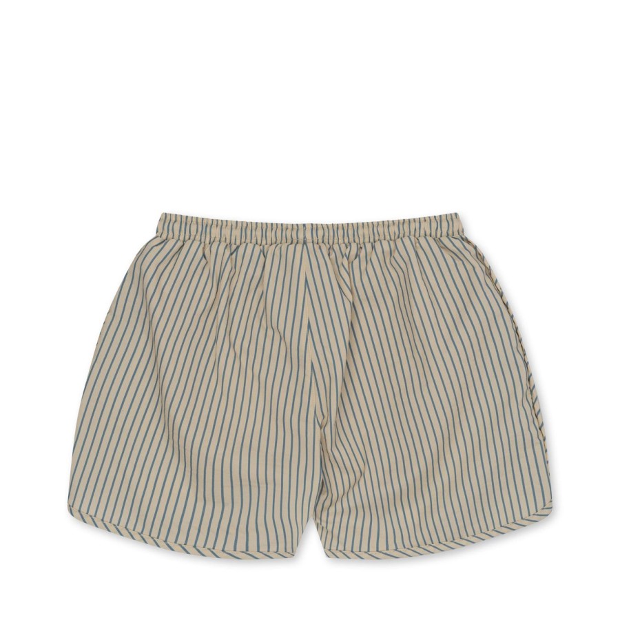 New Konges Slojd Asnou Badeshorts - Stripe Bluie