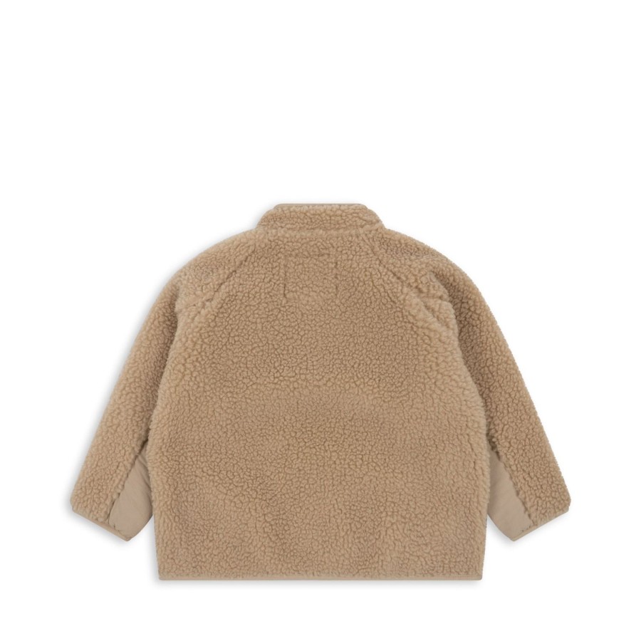 New Konges Slojd Teddy Cardigan - Oxford Tan