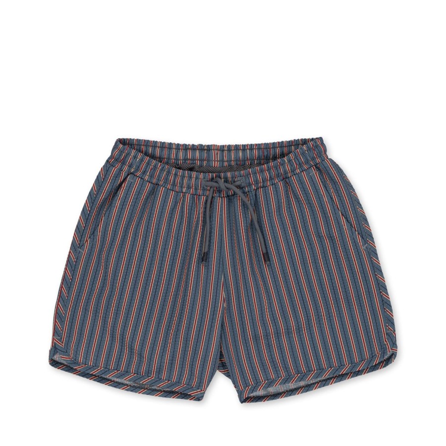 Best Konges Slojd Seer Asnou Badeshorts - Stripe Mirage