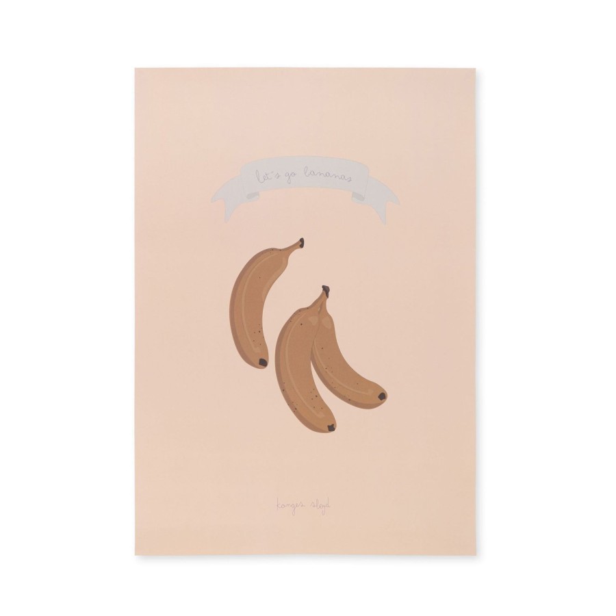 New Konges Slojd Plakat - Let'S Go Bananas