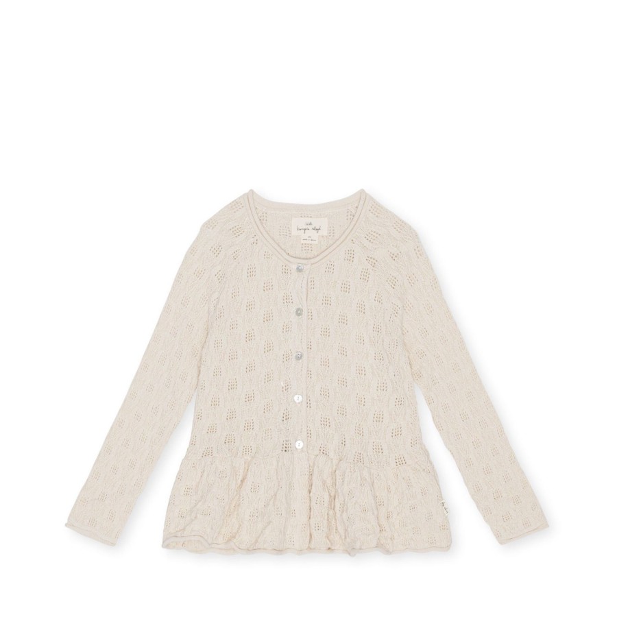 New Konges Slojd Henny Cardigan - Creme