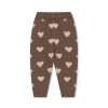 Hot Konges Slojd Lapis Jacquard Strik Bukser - Bunny Brown Melange