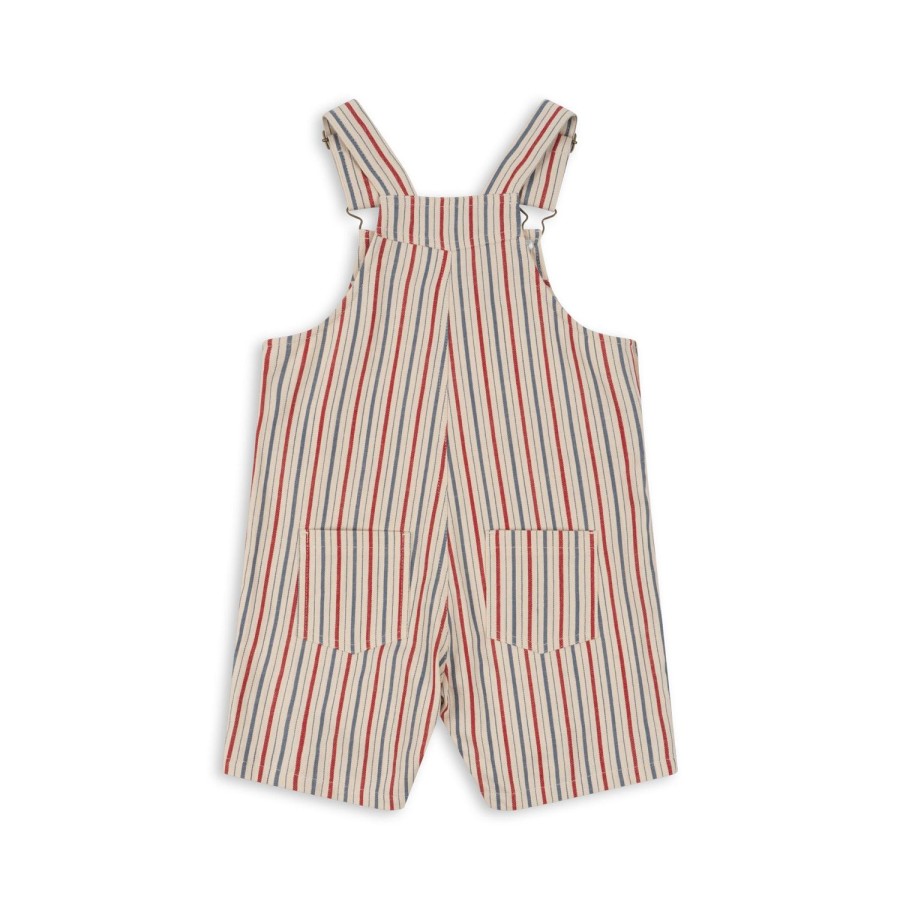 Clearance Konges Slojd Marlon Overalls - Antique Stripe