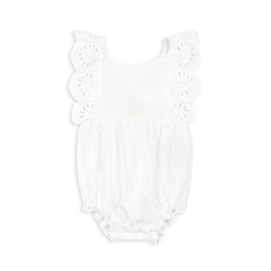 New Konges Slojd Posey Romper - Optic White