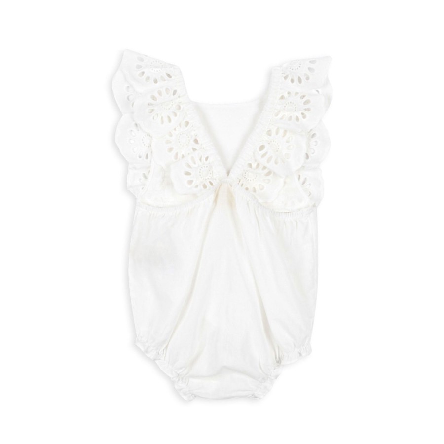 New Konges Slojd Posey Romper - Optic White