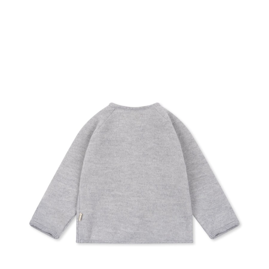 Online Konges Slojd Saga Fleececardigan - Grey Melange