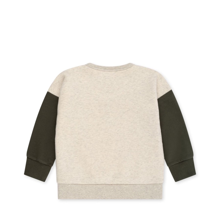 New Konges Slojd Lou Sweatshirt - Off White Melange