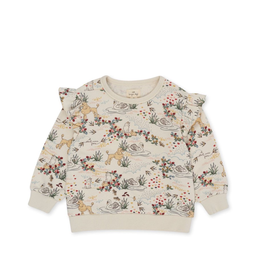 Clearance Konges Slojd Loupy Lou Sweatshirt Med Flaeser - Mizumi