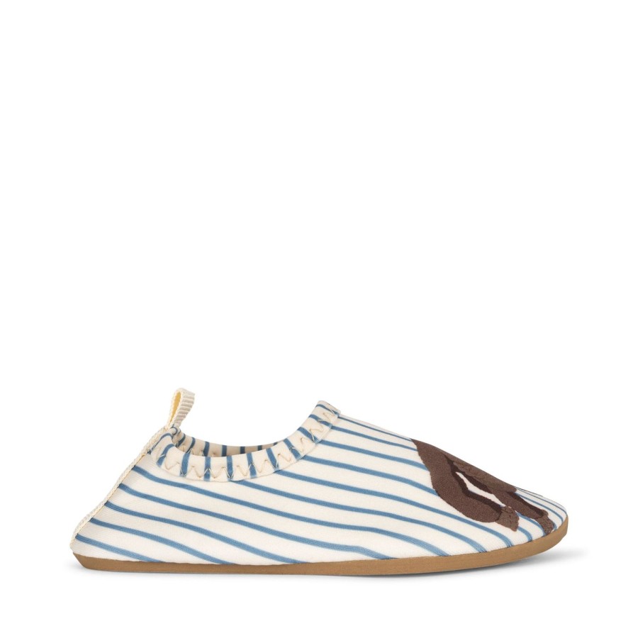 Online Konges Slojd Aster Badesko - Stripe Bluie