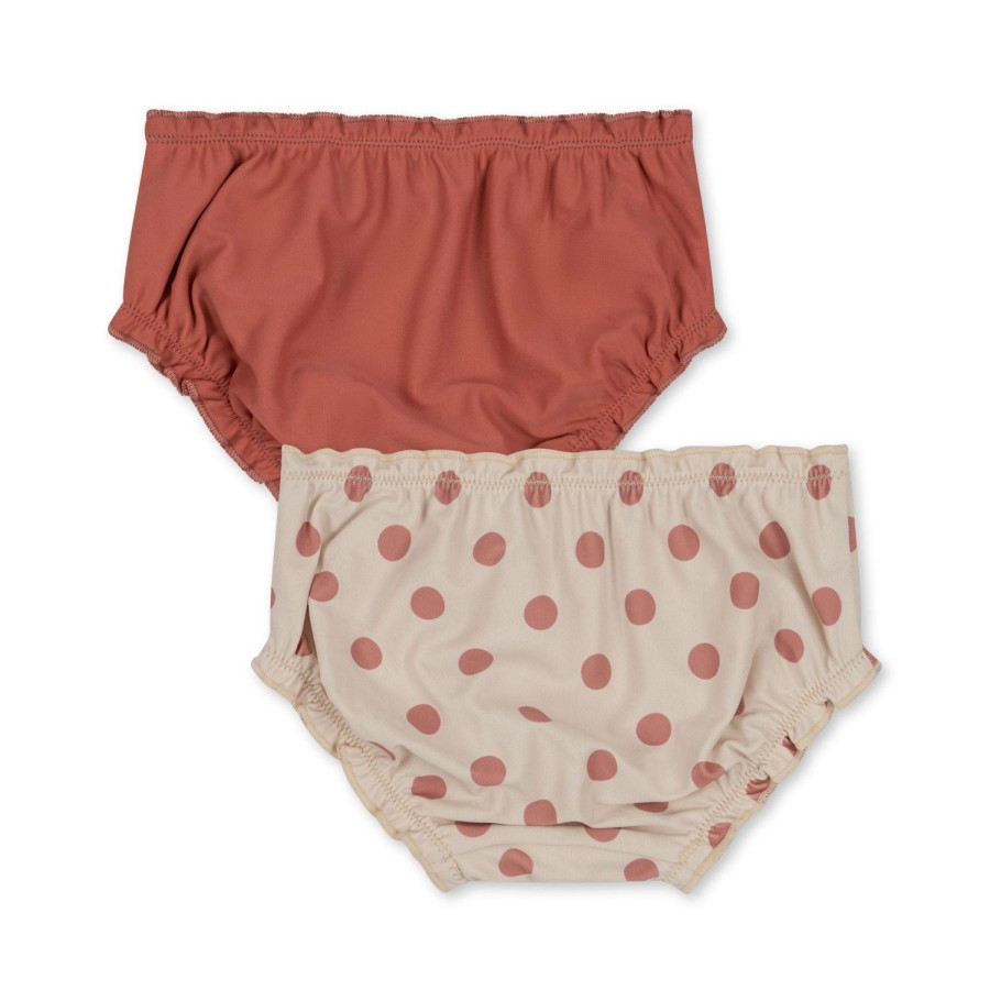 Online Konges Slojd 2-Pak Collette Bikiniunderdel Til Baby - Dot Rose