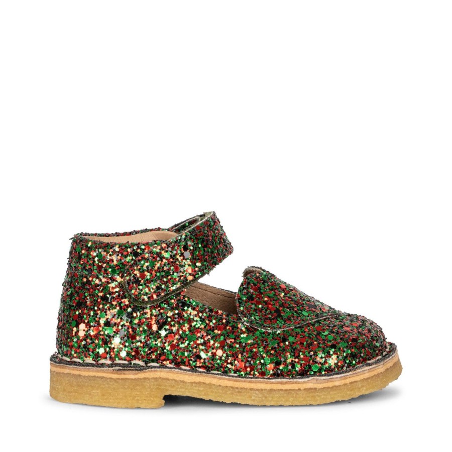 Hot Konges Slojd Minnie Coeur Glitter Shoes - Multi Glitter