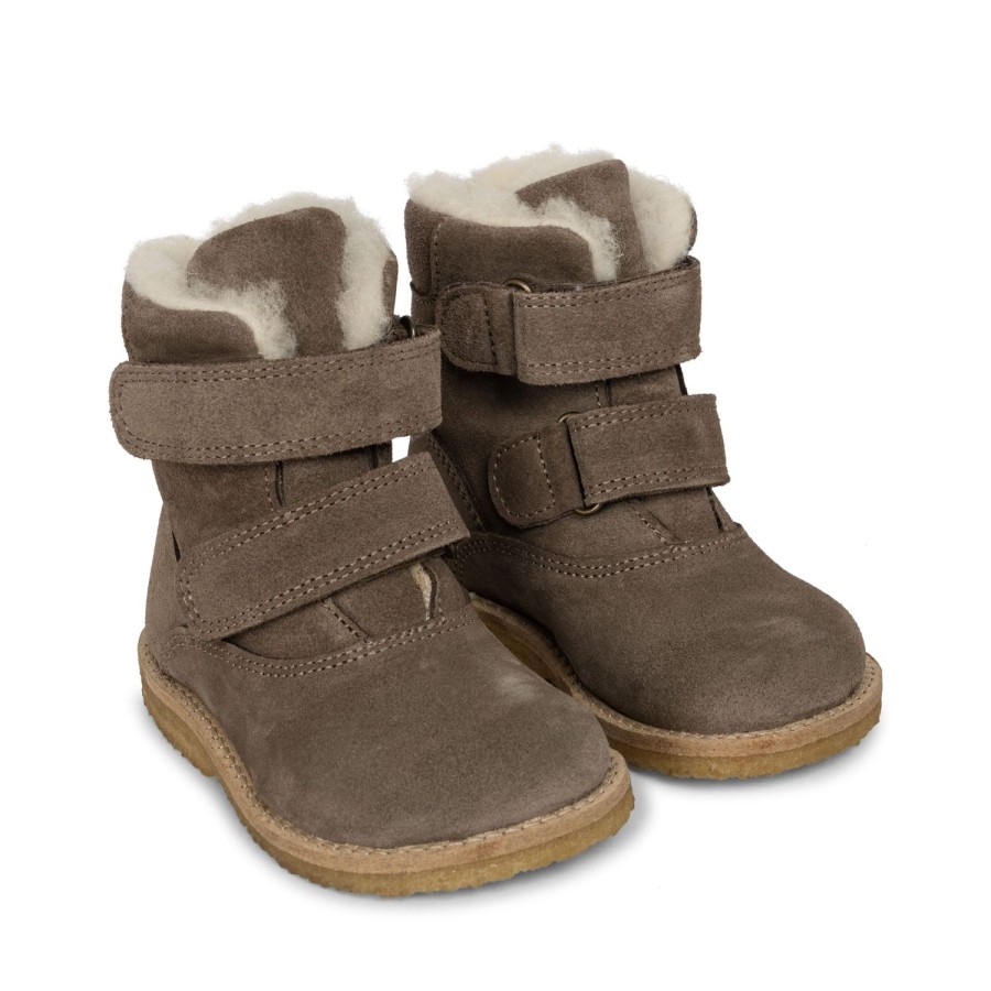 Online Konges Slojd Winterly Suede Stovler - Desert Taupe