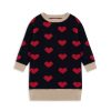 Hot Konges Slojd Lapis Strikkjole - Navy Heart