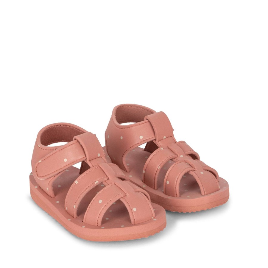 Clearance Konges Slojd Sable Sandals - Mahogany Dot