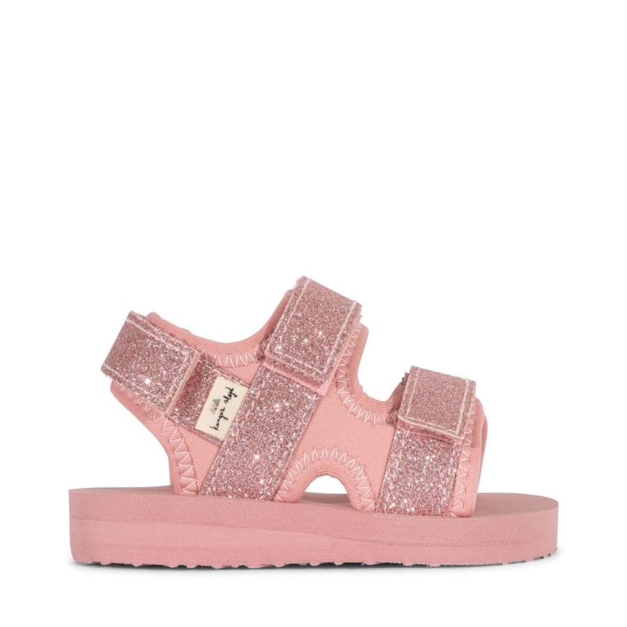 Clearance Konges Slojd Sun Sandals Glitter - Mellow Rose