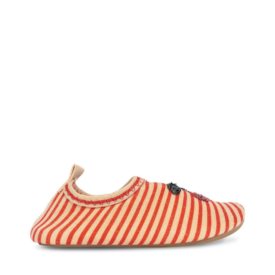 Clearance Konges Slojd Jade Badesko - Glitter Stripe