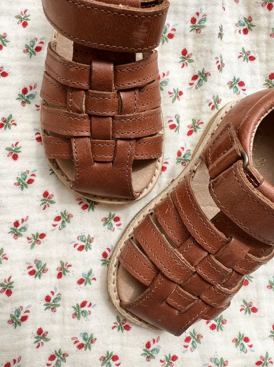 Online Konges Slojd Lapinou Strap Sandals - Cognac